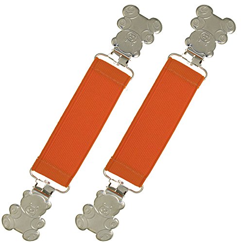 Extra Strong Elastic Teddy Bear Glove and Mitten Clips By Zelda Matilda - Premium Quality - Bright Colors and Super Tight Grip! Best Winter Accessory - 90 Day Warranty!