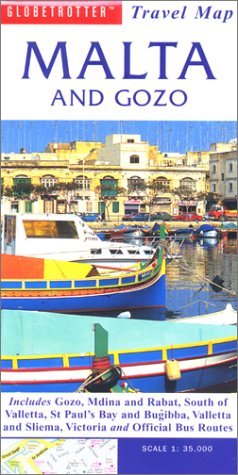 Algopix Similar Product 7 - Malta Travel Map Globetrotter Travel