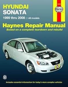 Hyundai Sonata 1999 thru 2008 (Automotive Repair Manual) by Editors of Haynes Manuals