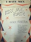 Kiss Me, Kate : I hate men [score : vocal]