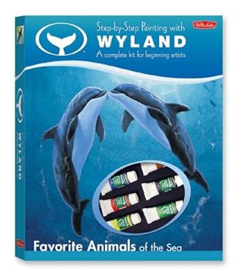 Step-by-Step Painting with Wyland: Favorite Animals of the Sea Drawing Book & Kit
