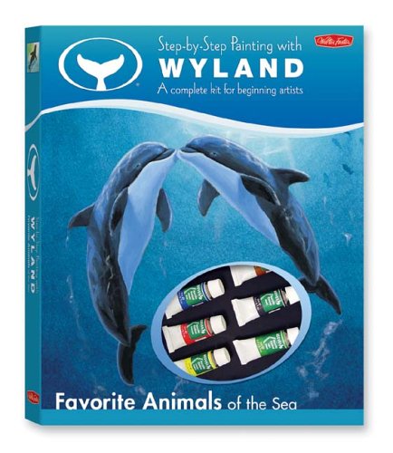 Step-by-Step Painting with Wyland: Favorite Animals of the Sea Drawing Book & Kit by Amy Runyen