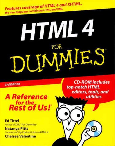 HTML 4 for Dummies (with CD-ROM) by Ed Tittel