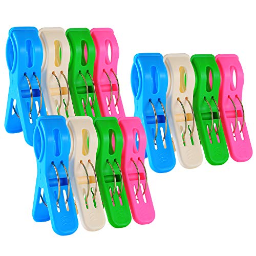 Algopix Similar Product 12 - IPOW 12 Pack Updated Towel Clips