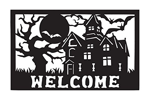 A Haunted Welcome Door Mat