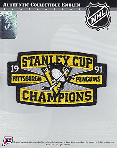 1991 NHL Stanley Cup Champions Jersey Patch Pittsburgh Penguins