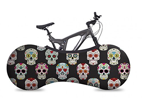Algopix Similar Product 7 - VELOSOCK Bicycle Bike Cover Skulls for