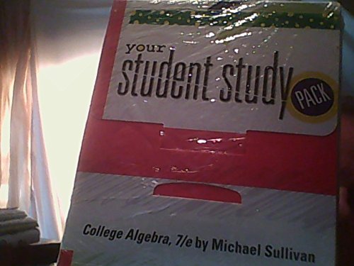 Your Student Study Pack: College Algebra 7/E with CDROM and Book(s) by Michael Sullivan