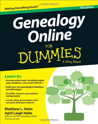 Genealogy Online For Dummies by April Leigh Helm  ,