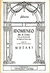 Libretto, Idomeneo (Re Di Creta, an Opera in Three Acts)