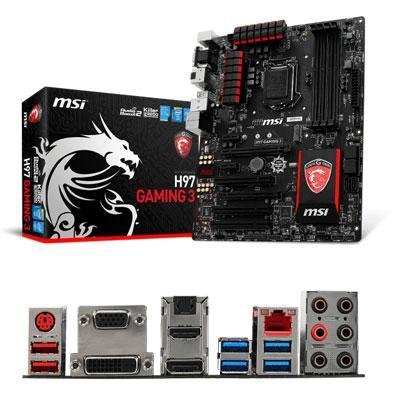 

Msi H97 Gaming 3 Desktop Motherboard - Intel H97 Express Chipset - Socket H3 Lga-1150 "Prod. Type: Motherboards/Lga1150 Boards"