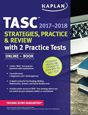 TASC Strategies, Practice & Review 2017-2018 with 2 Practice Tests: Online + Book