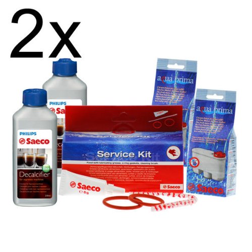 Saeco Rundum-Pflegeset fr Kaffeevollautomaten (normal), 2er Pack