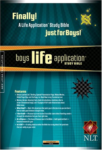 Boys Life Application Study Bible NLT (Kid's Life Application Bible) by Tyndale