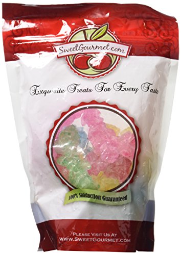 Old Fashioned Assorted Flavors Rock Candy on String, 1 LB