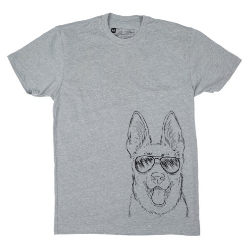 Inkopious Men's German Shepherd with Sunglasses T-Shirt