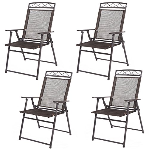 Algopix Similar Product 19 - MB New Set of 4 Patio Folding Sling