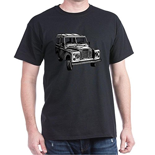 CafePress - Land Rover Illustration - Dark T-Shirt