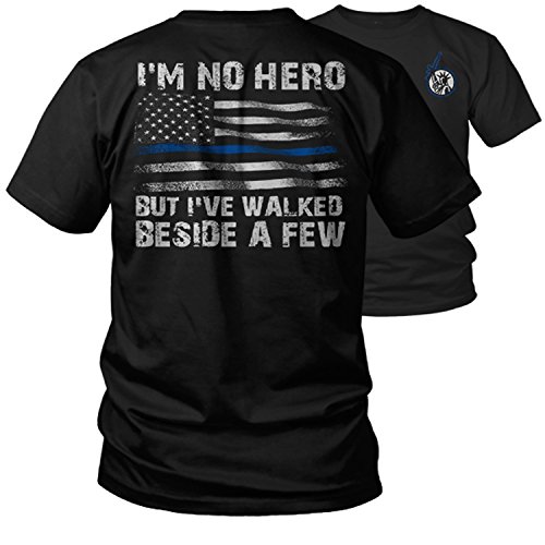 Thin Blue Line Hero Police Officer Support T-Shirt