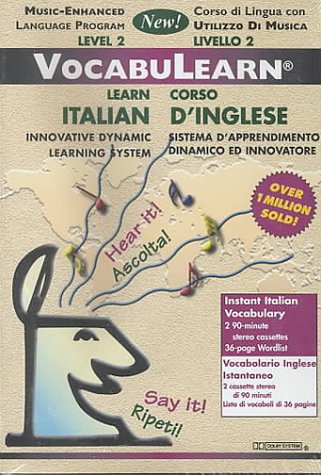 Vocabulearn Italian/D'Inglese Level 2: Innovative Dynamic Learning System : Music0Enhanced Language Program by Penton Overseas Inc.