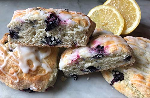Algopix Similar Product 10 - Tart Lemon and Fresh Blueberry Scones