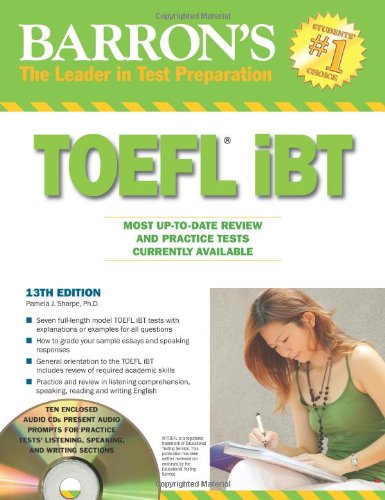 Barron's TOEFL iBT with Audio Compact Discs by Pamela Sharpe Ph.D.