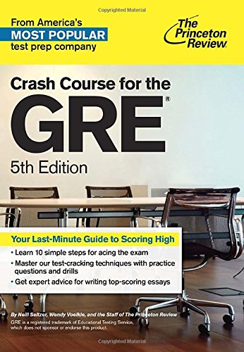 Crash Course for the GRE, 5th Edition by Princeton Review