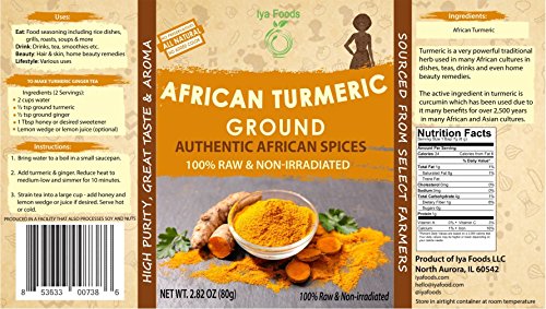 Algopix Similar Product 13 - African Turmeric Ground – 2.82 oz