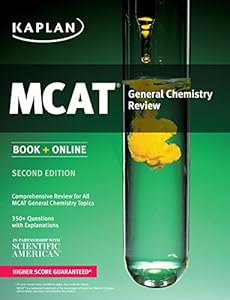 Kaplan MCAT General Chemistry Review: Book   Online