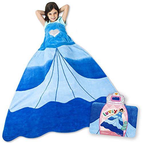 Algopix Similar Product 1 - Luvsy Princess Dress Blanket  Throw