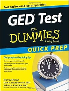 GED Test For Dummies, Quick Prep Edition