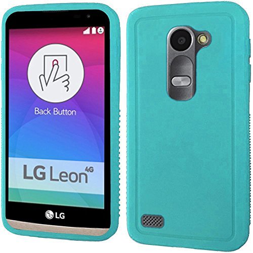 LG Leon C40 Power L22C Destiny L21G Sunset L33L Phone Case, Bastex Rugged Solid TPU Flexible Gel Candy Cover Case - Teal