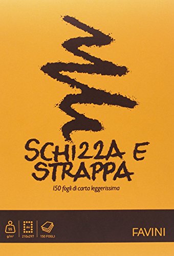 Algopix Similar Product 16 - Blocco Schizza e strappa Favini 21x297