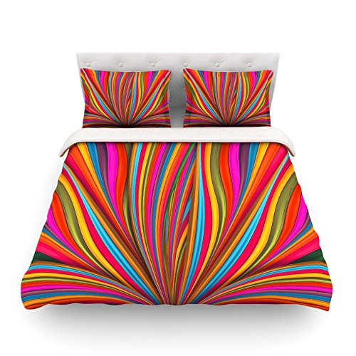 

Kess InHouse Danny Ivan "Believer" Multicolor Cotton Duvet Cover, 68 by 88-Inch