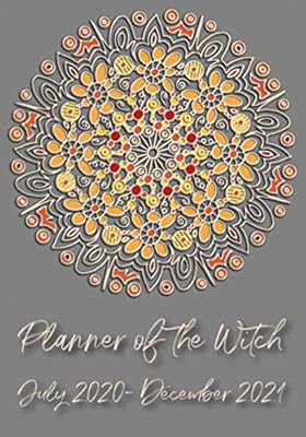 Planner of the Witch: 18 months of spells & plans. Weekly & Monthly display. Pages for tracking rituals with check box for Moon Phase, Habit Tracker at the end.