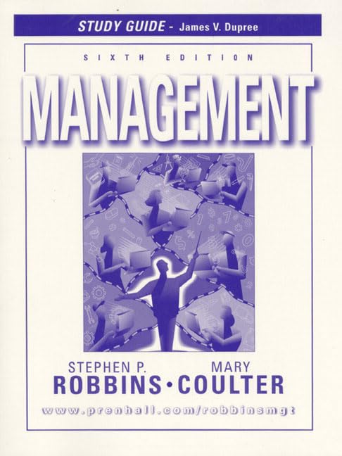 Management: Study Guide by James Dupree