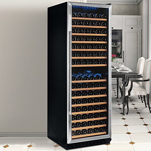 Algopix Similar Product 14 - Classic 166 Bottle Dual Zone BuiltIn