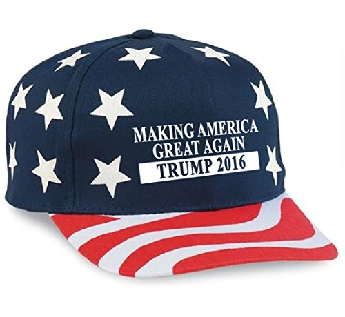 Bewild Brand - Making America Great Again 2016 Stars & Stripes USA Hat