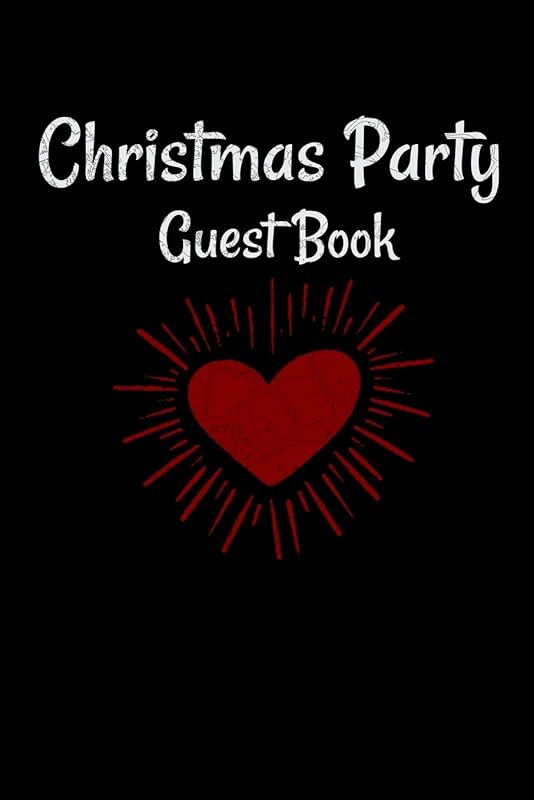 Christmas Party Guest Book: Awesome Guest Comments Book For Christmas Party by Teesson Ink