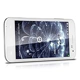 BUON REGALO ECONOMICO 5'' DOOGEE VOYAGER2 DG310 Dual Flashlights IPS Screen 3G Smartphone Android 4.4 MTK6582 1.3GHz Quad Core Telefono Cellulare Dual SIM 1G RAM 8G ROM OTG OTA GPS WIFI, BIANCO