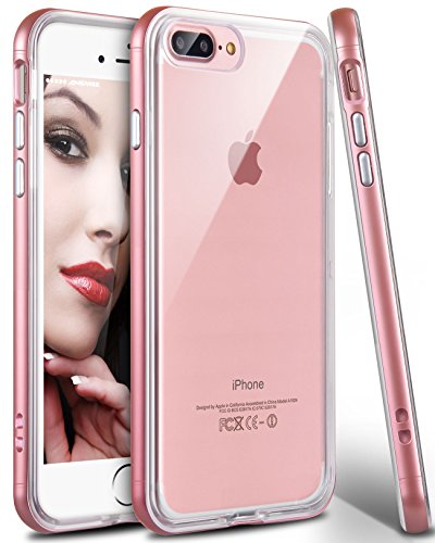 iPhone 7 Plus Case, Ansiwee Reinforced Frame Crystal Slim Highly Durable Shock-Absorption Dual Layer Flexible TPU Bumper Hybrid Protective Case for Apple iPhone 7 Plus 5.5