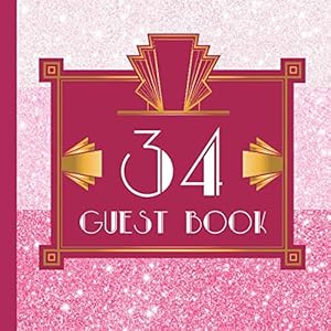 34 Guest Book: Pink Guest Book Includes Gift Tracker and Picture Pages to Create a Lasting Keepsake to Treasure Forever