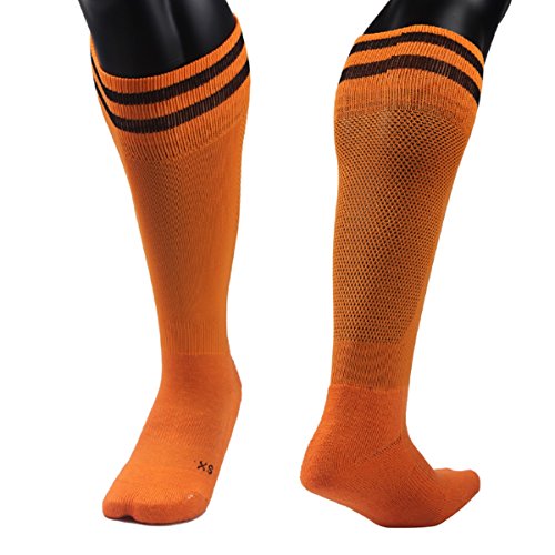 Lian LifeStyle Unisex 1 Pair Knee Length Sports Socks Striped Size XS/S/M