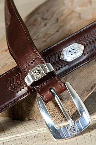 Cape Verde Ornament Leather Belt