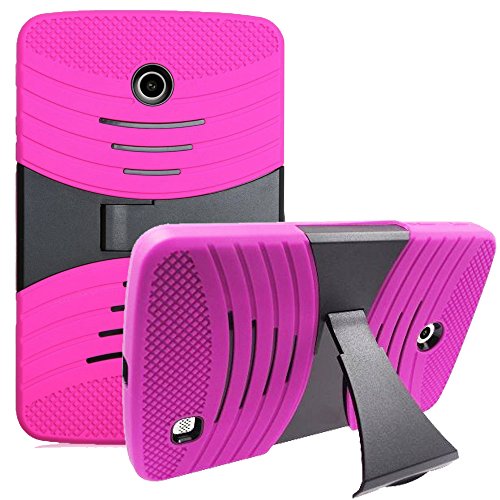 For SPRINT LG G Pad F7.0 inch LK430 ONLY (NOT FITS FOR LG G PAD 7.0 INCH TABLET) Case, Bvgande [Le Mes Series] (Pink)