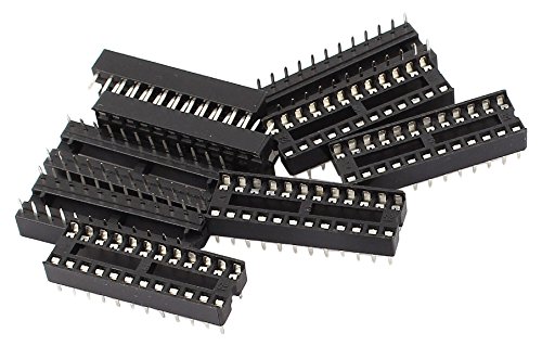 Algopix Similar Product 6 - Uxcell 254 mm 2 Row 24 Pin Solder