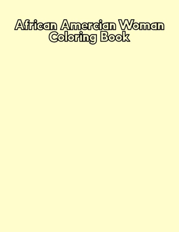 African American Woman Coloring Book: 30 Black Women Coloring Pages by Sunshine ColoringBooks