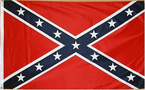 Confederate Rebel Flag 3ft x 5ft Printed Polyester