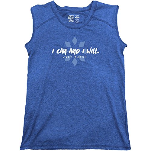 Algopix Similar Product 1 - RIPIT Girls Cut Off Crew Tee I Can