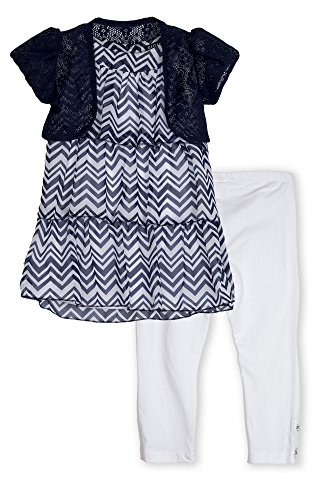 George Big Girls 3 Piece Tunic, Shrug and Legging Clothing Set